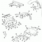 FXEF BBLF FX Super Glide Fat Bob (1985) FENDERS AND REAR CHAIN OR BELT GUARD - FXWG, FXSB,...