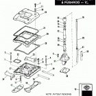 FLHTC DJLE Touring Electra Glide Classic (1984) ROCKER ARMS, COVER AND PUSH RODS - V2(TM) EVOLUTIO...