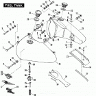 FXST BHLE Softail Standard (1984) Топливный бак