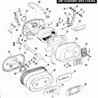 XLS CBHC Sportster Roadster 1000 (1982) AIR CLEANER AND CHOKE