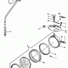 XLS CBHC Sportster Roadster 1000 (1982) HEADLAMP AND MIRROR