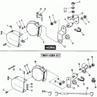 XLS CBHC Sportster Roadster 1000 (1982) Клаксон
