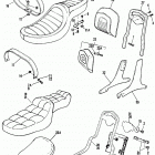 XLS CBHC Sportster Roadster 1000 (1982) SEAT AND SISSY BAR