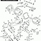 XLS CBHC Sportster Roadster 1000 (1982) TAIL LAMP, TURN SIGNALS AND INDICATOR LAMPS