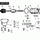 XLS CBHC Sportster Roadster 1000 (1982) STARTER SWITCHES