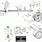 FLH80 AJKE Touring Electra Glide Heritage (1984) (Shovelhead) SPEEDOMETER AND TACHOMETER