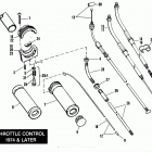FXSB BFKD FX Low Rider (1983) THROTTLE CONTROL - 1974 & LATER