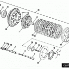 FXWG BEKE FX Wide Glide (1984) CLUTCH - LATE 1984