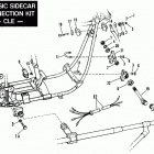 CLE SEKB Attachments Sidecar (1981) Sold Separately For Use With Classic CLASSIC SIDECAR CONNECTION KIT - CLE
