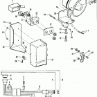 FLH80 AJKE Touring Electra Glide Heritage (1984) (Shovelhead) ELECTRONIC SIREN AND AMPLIFIER