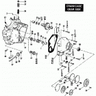 FXSB BFKD FX Low Rider (1983) CRANKCASE - GEAR SIDE