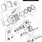 FXSB BFKD FX Low Rider (1983) REAR BRAKE CALIPER - 1983 & LATER