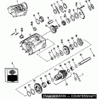 FXSB BFKD FX Low Rider (1983) TRANSMISSION - COUNTERSHAFT