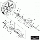 FXSB BFKD FX Low Rider (1983) CAST WHEEL - REAR