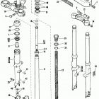 FXSB BFKD FX Low Rider (1983) FRONT FORK - SHOWA