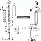 FLH80 AJKE Touring Electra Glide Heritage (1984) (Shovelhead) SHOCK ABSORBERS