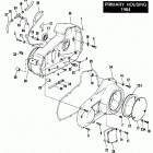 FLHTC DJLE Touring Electra Glide Classic (1984) PRIMARY HOUSING - 1984