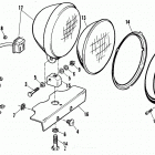 FXWG BEKE FX Wide Glide (1984) HEADLAMP - FXWG