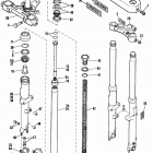 FXSB BFKD FX Low Rider (1983) FRONT FORK - FXS, FXS-80, FXB, FXSB