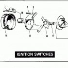 FLH80 AJKE Touring Electra Glide Heritage (1984) (Shovelhead) IGNITION SWITCHES