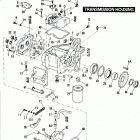FLT DAKC Touring Tour Glide (1982) TRANSMISSION HOUSING