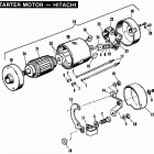 FXR EAKD FXR Super Glide (1983) STARTER MOTOR - 1983