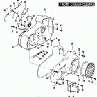 FXR EAKD FXR Super Glide (1983) FRONT CHAIN HOUSING