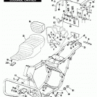 FLT DAKC Touring Tour Glide (1982) SOLID SEAT, ENGINE GUARD, JIFFY STAND, LUGGAGE CAR...