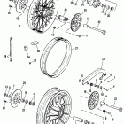 FXR EAKD FXR Super Glide (1983) REAR WHEEL AND SPROCKET - FXR, FXRS