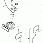 FXR EAKD FXR Super Glide (1983) HORN AND MIRROR