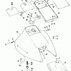FLT DAKC Touring Tour Glide (1982) Топливный бак
