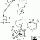 FLT DAKC Touring Tour Glide (1982) HORN AND MIRROR