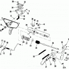 FLHT DCKD Touring Electra Glide Standard (1983) REAR BRAKE CONTROL - 1983 & LATER