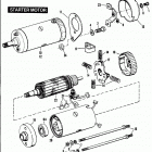 FXR EAKD FXR Super Glide (1983) STARTER MOTOR - 1982 & EARLY 1983