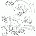 FLT DAKC Touring Tour Glide (1982) FENDERS AND BUMPERS
