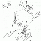 FXR EAKD FXR Super Glide (1983) HANDLEBAR AND THROTTLE CONTROL