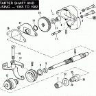 CLE SEKB Attachments Sidecar (1981) Sold Separately For Use With Classic STARTER SHAFT AND HOUSING - 1965 TO 1982