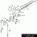 XLS CBHB Sportster Roadster 1000 (1981) FRONT BRAKE CONTROL - 1979 TO 1981