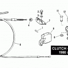 FLT AEKD Touring Tour Glide (1981) CLUTCH CONTROL - 1980 & 1981