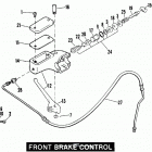 CLE SEKB Attachments Sidecar (1981) Sold Separately For Use With Classic FRONT BRAKE CONTROL - DISC BRAKE - 1972 TO 1981