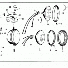 XLT-1000 2GH7 Sportster 1000 (1977) Фара