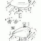 XLT-1000 2GH7 Sportster 1000 (1977) Топливный бак