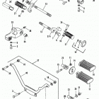XLT-1000 2GH7 Sportster 1000 (1977) Подножки