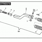 XLT-1000 2GH7 Sportster 1000 (1977) HIGHWAY FOOTRESTS