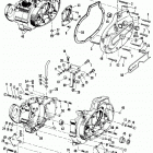 XLH-1000 3AH8 Sportster Standard (1978) CRANKCASE - 1977 & 1978