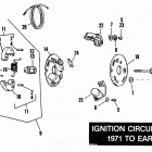 FXS-1200 2FH7 FX Super Glide (1977) IGNITION CIRCUIT BREAKER - 1971 TO EARLY 1978
