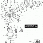 XLCH-1000 4AH6 Sportster 1000 (1976) CARBURETOR - 1972 TO EARLY 1976