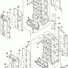 DF250/DF300 AP Головка цилиндров