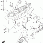 DF 150ZGX Gear Case (DF150Z E03)