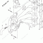 DF 115AZX INTAKE MANIFOLD